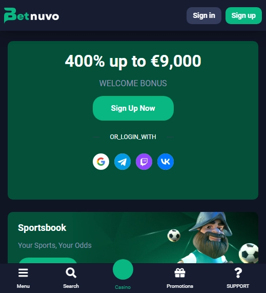 Betnuvo Casino